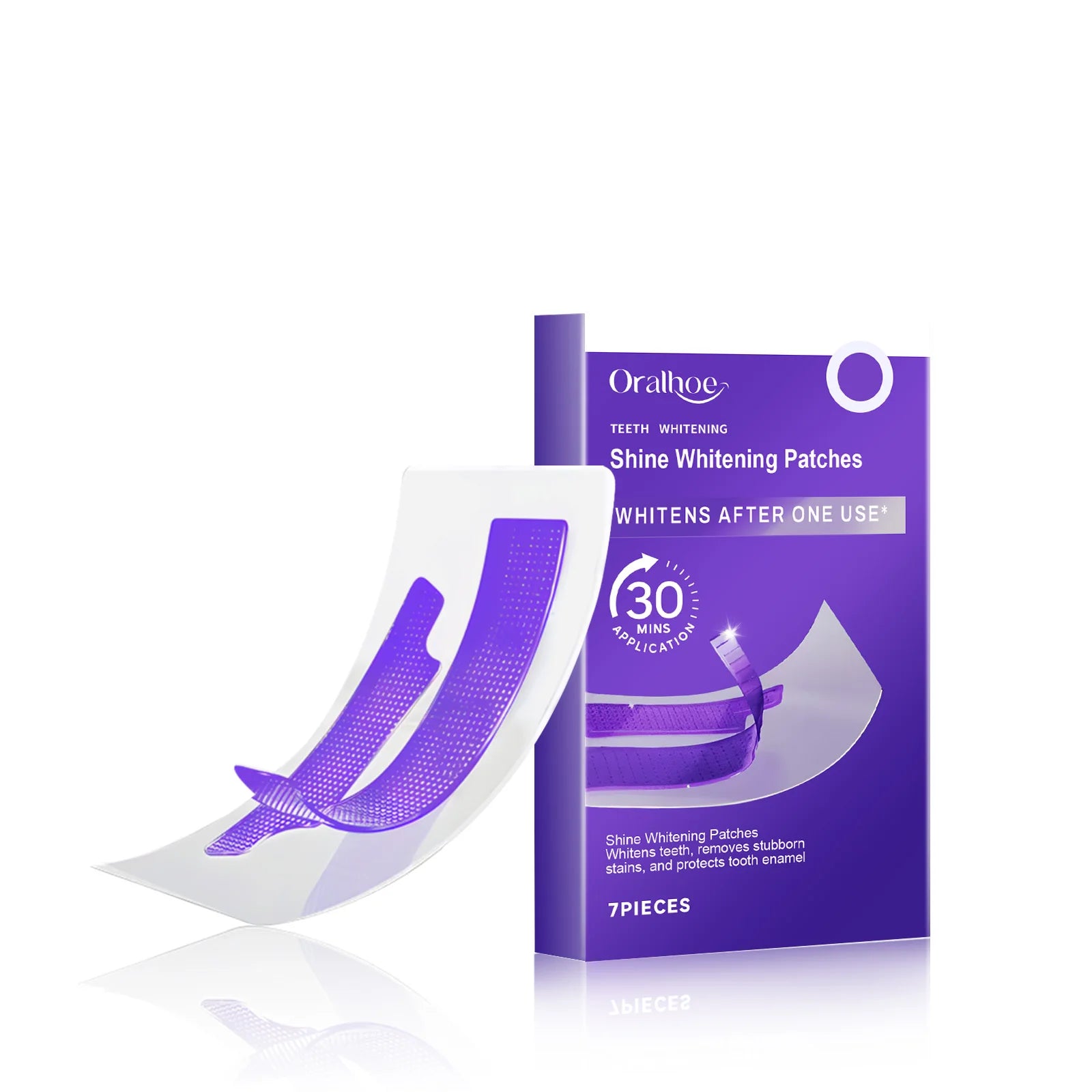 Purple Teeth Whitening Strips – Bright Smile in Minutes