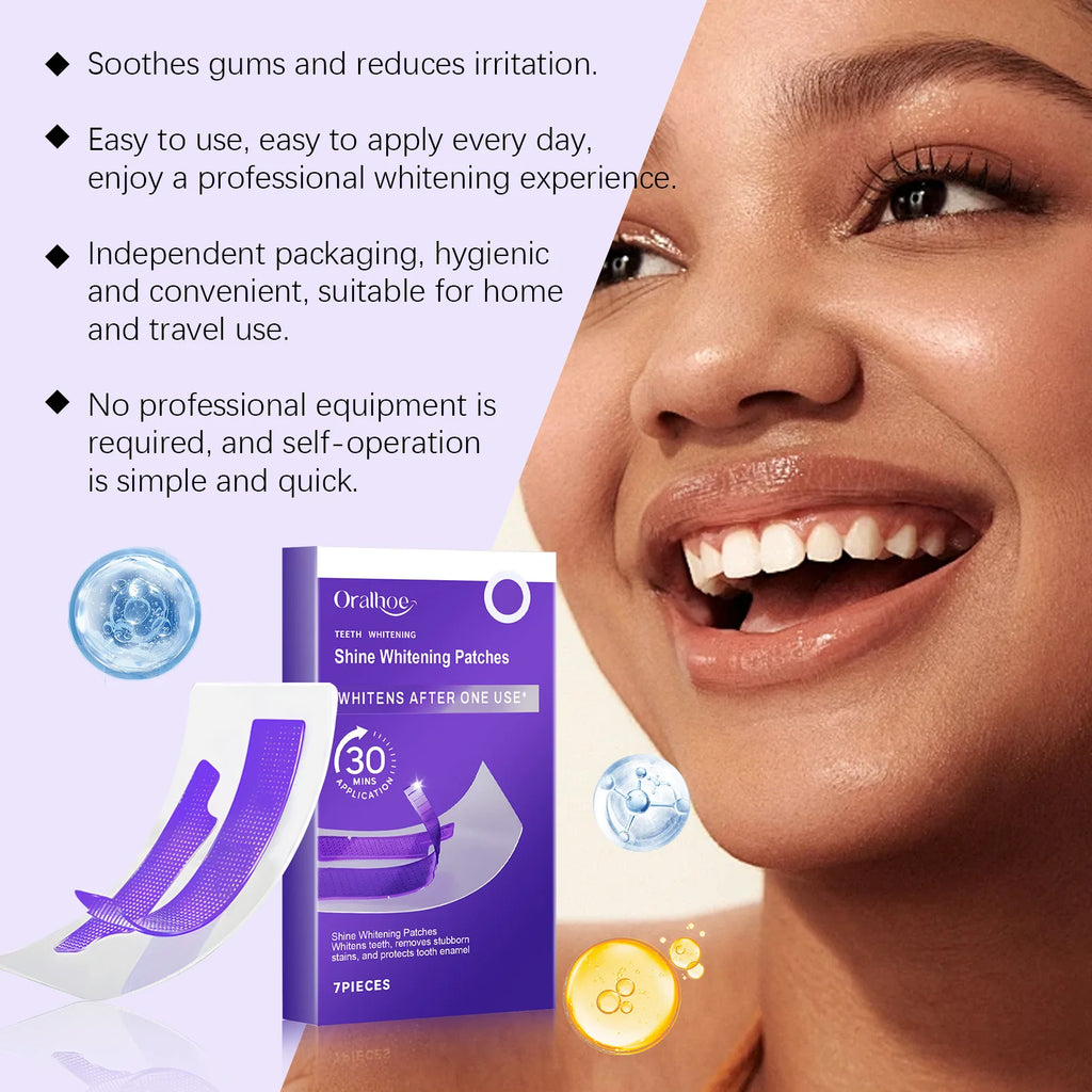 Purple Teeth Whitening Strips – Bright Smile in Minutes