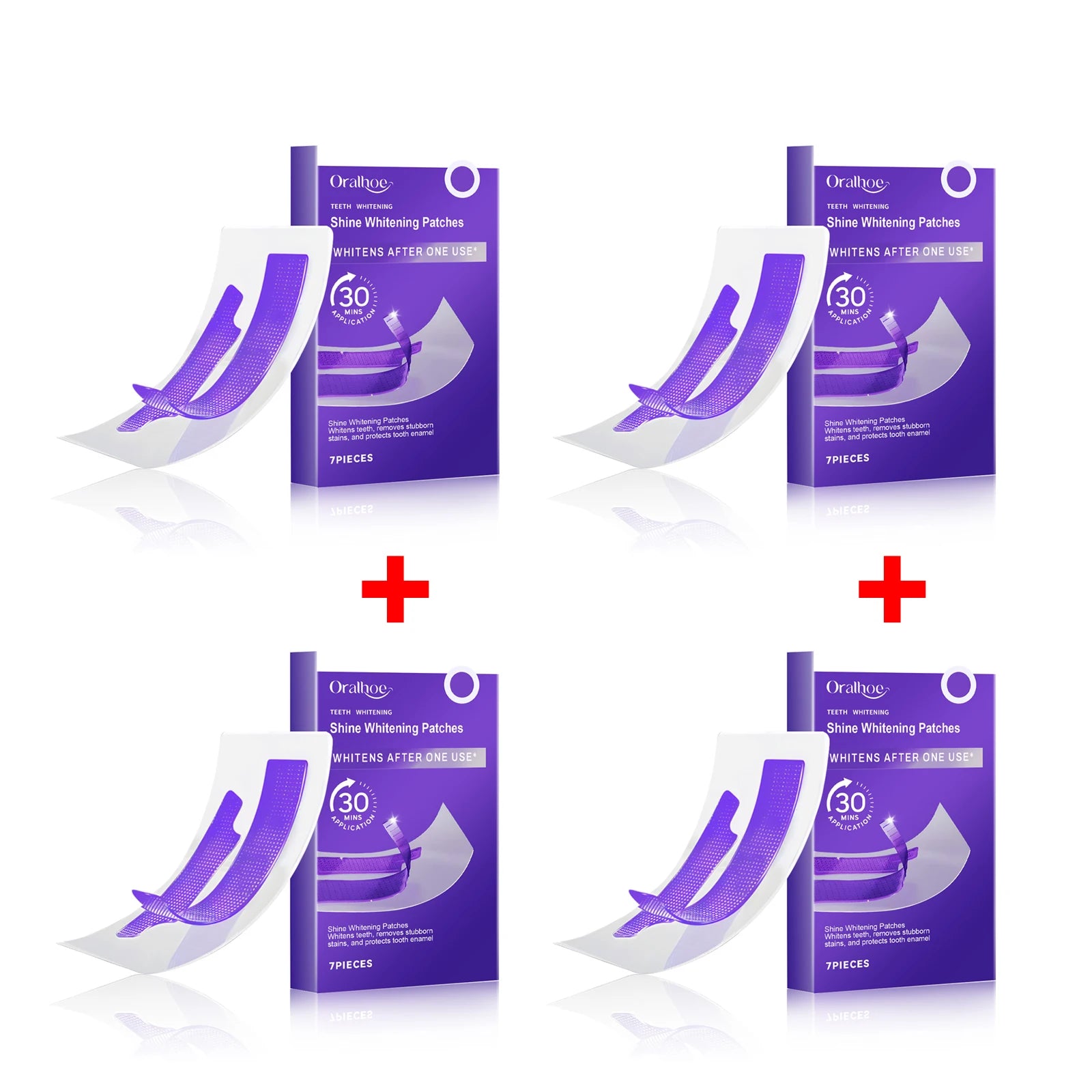 Purple Teeth Whitening Strips – Bright Smile in Minutes