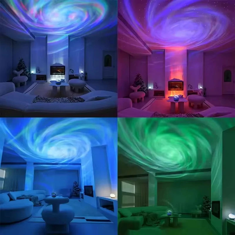 LED Galaxy Projector – Colorful Night Light for Bedroom, Kids Room & Party Decoration